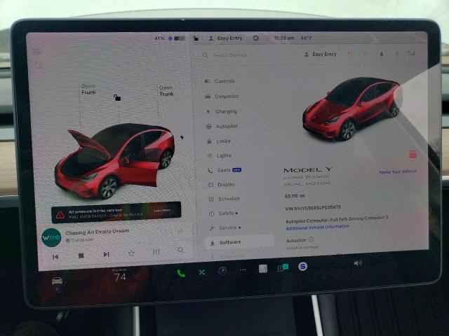 2020 TESLA MODEL Y 5YJYGDEE5LF035973