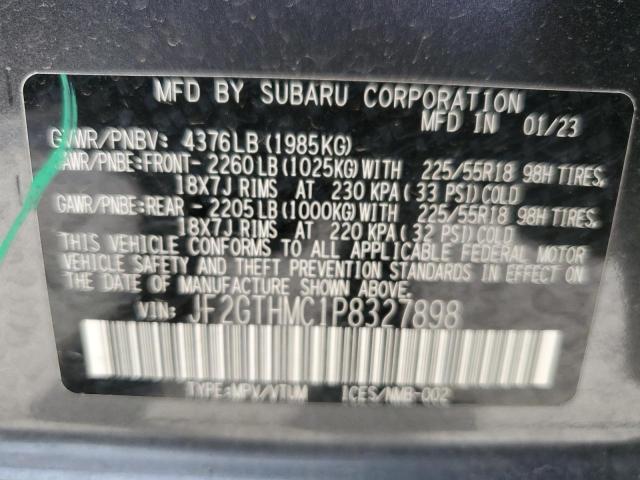 2023 SUBARU CROSSTREK - JF2GTHMC1P8327898