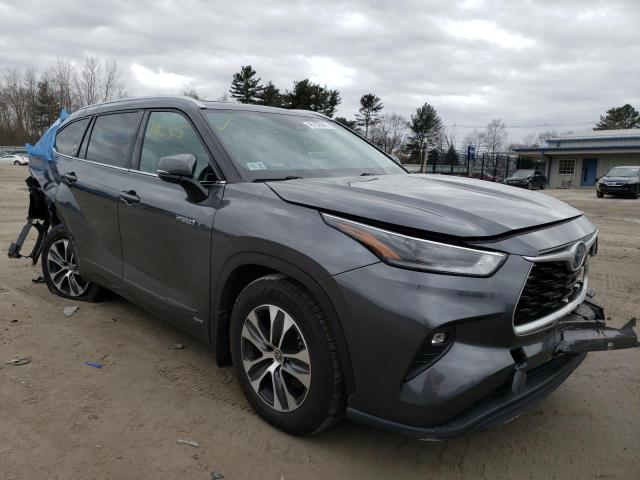 Vin: 5tdgbrch1ms522539, lot: 48102505, toyota highlander hybrid xle 20214