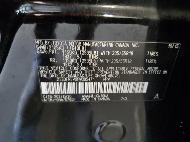2015 TOYOTA RAV4 LIMIT - 2T3DFREV9FW395471