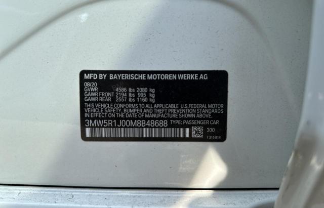 2021 BMW 330I - 3MW5R1J00M8B48688