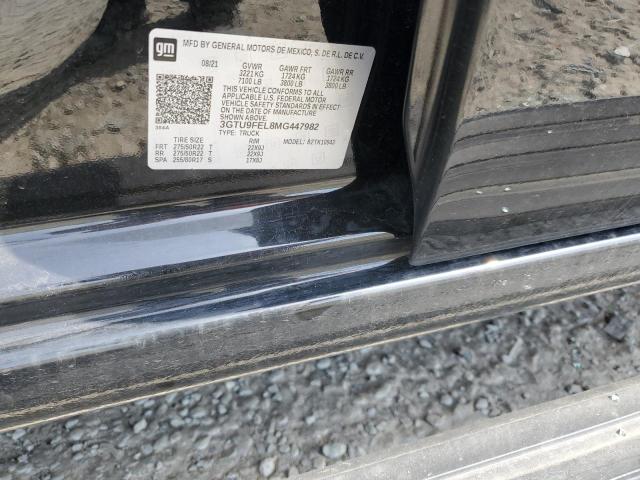 2021 GMC SIERRA K15 - 3GTU9FEL8MG447982