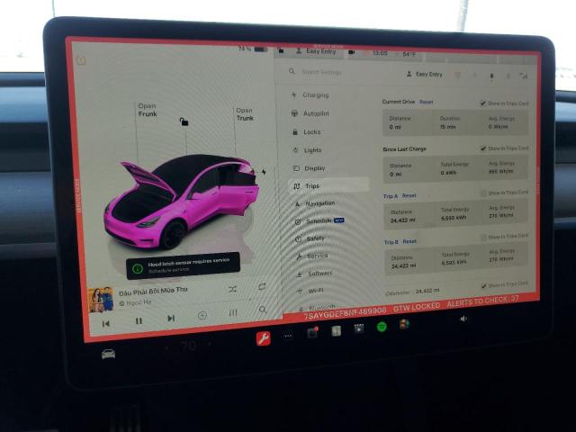 2022 TESLA MODEL Y - 7SAYGDEF8NF489908