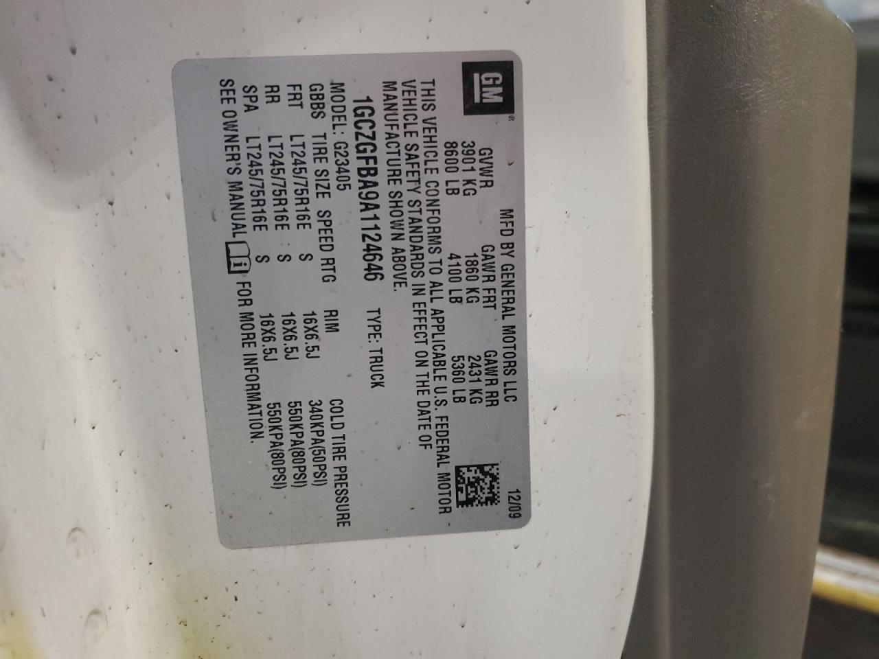 CHEVROLET EXPRESS G2