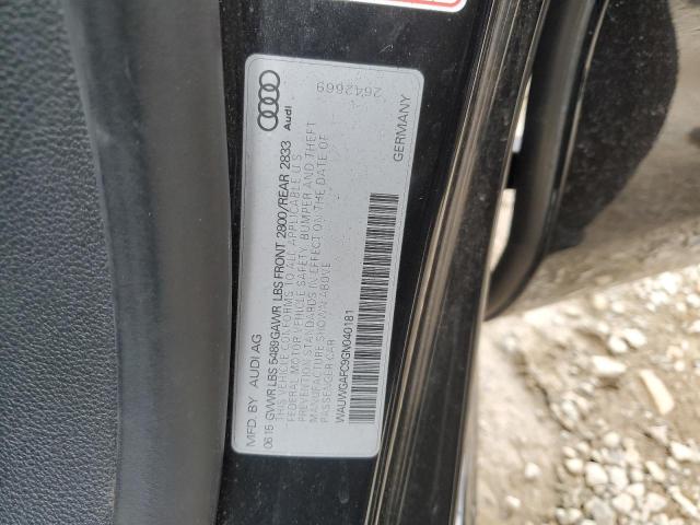 2016 AUDI A7 PREMIUM - WAUWGAFC9GN040181