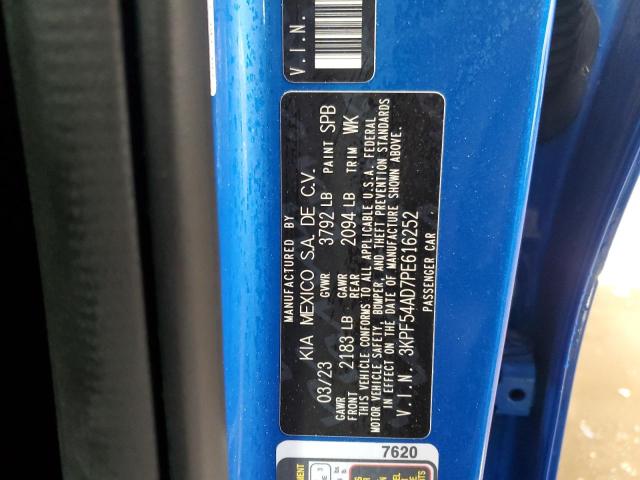 2023 KIA FORTE GT L - 3KPF54AD7PE616252
