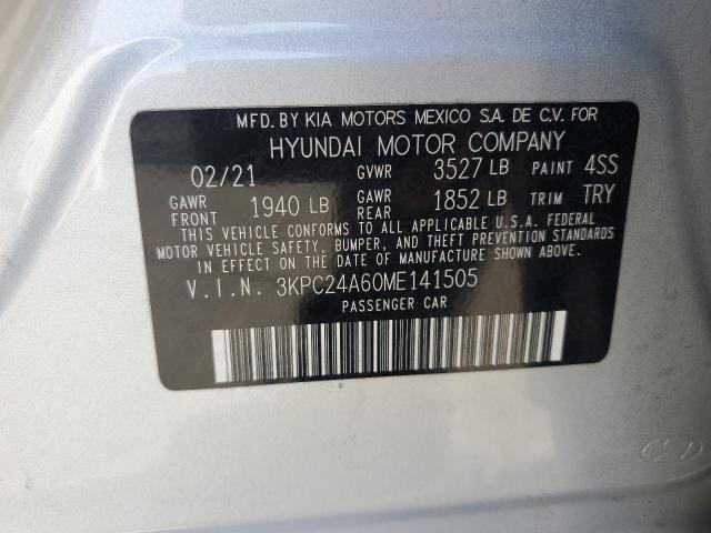 3kpc24a60me141505 - 2021 Hyundai accent se - #51007345