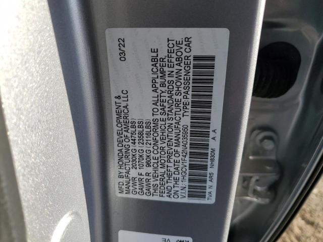 2022 HONDA ACCORD SPO - 1HGCV1F42NA035950