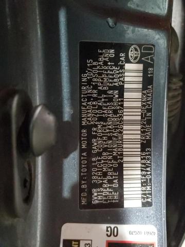 2016 TOYOTA COROLLA L - 2T1BURHE2GC536711