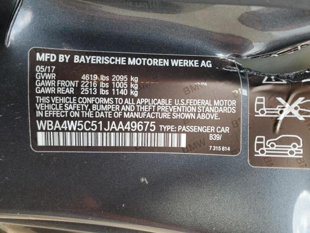 2018 BMW 430XI WBA4W5C51JAA49675