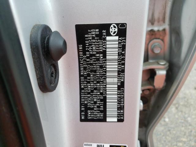 2020 TOYOTA COROLLA LE 5YFEPRAE7LP143621
