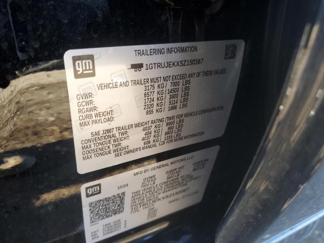 2025 GMC SIERRA K15 1GTRUJEKXSZ150367