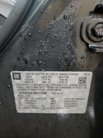 2017 CHEVROLET EQUINOX LT - 2GNALCEK1H6111044