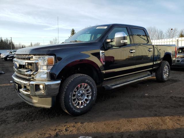 FORD F250 SUPER 2021 black  gas 1FT7W2BN0MED74781 photo #1