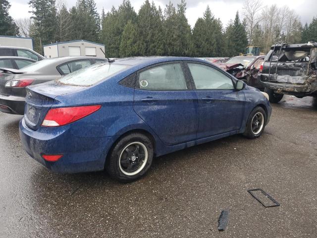 HYUNDAI ACCENT SE 2016 blue  gas KMHCT4AEXGU072022 photo #4