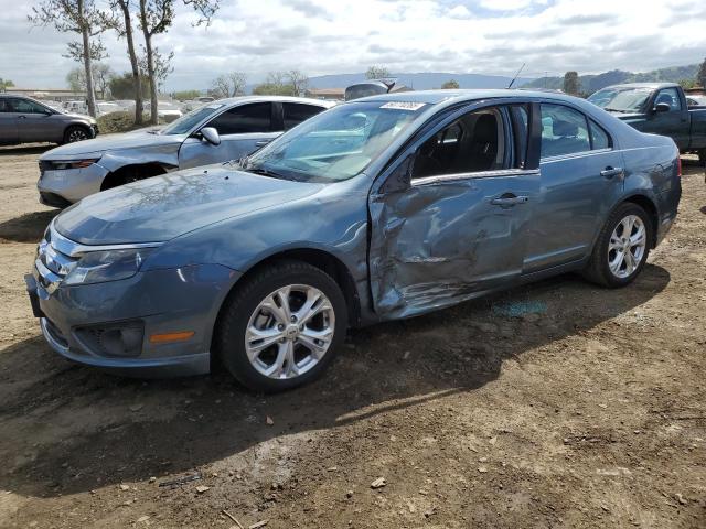 FORD FUSION SE 2012 teal  flexible fuel 3FAHP0HG4CR320545 photo #1