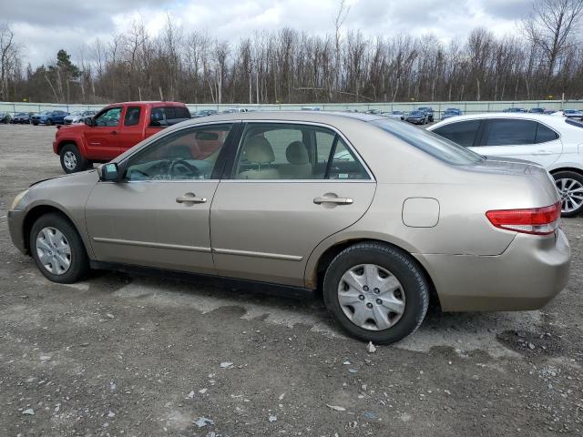 HONDA ACCORD LX 2003 tan  gas JHMCM56373C030968 photo #3