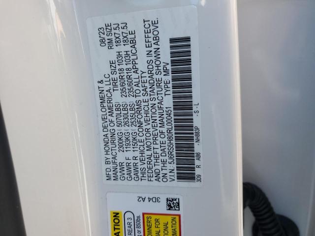 2024 HONDA CR-V SPORT - 5J6RS5H80RL000451