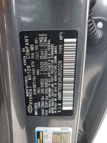 2024 HYUNDAI PALISADE C - KM8R7DGEXRU805209