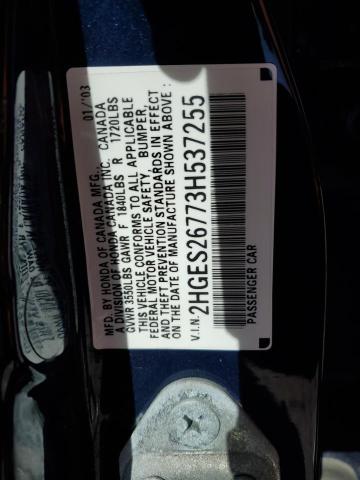 2003 HONDA CIVIC EX #3301669654