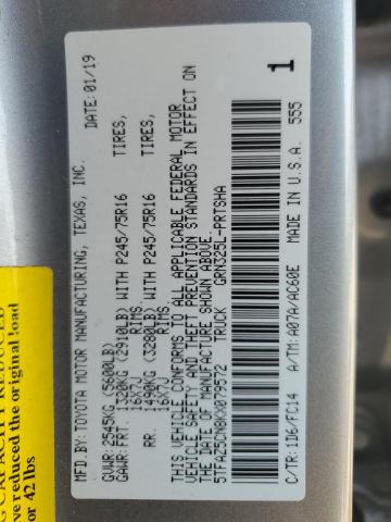 2019 TOYOTA TACOMA DOU - 5TFAZ5CN8KX079572