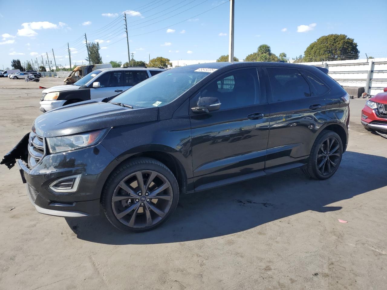 Lot #3304576457 2015 FORD EDGE SPORT
