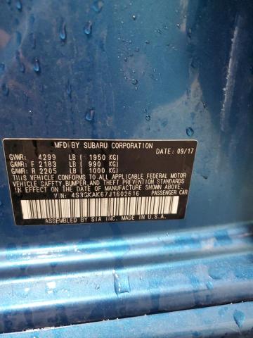 2018 SUBARU IMPREZA SP 4S3GKAK67J1602616