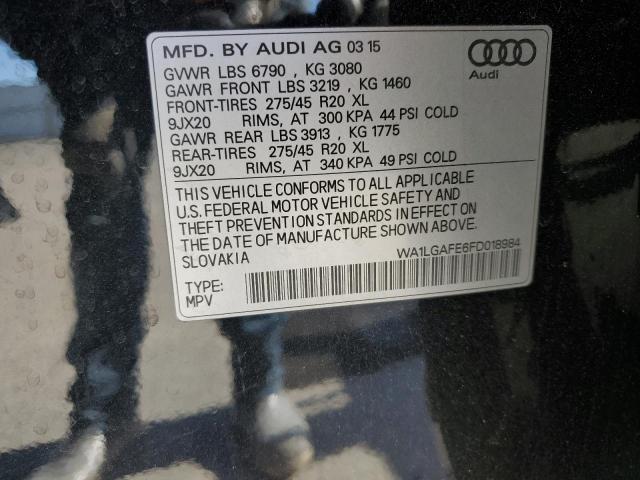 2015 AUDI Q7 PREMIUM - WA1LGAFE6FD018984