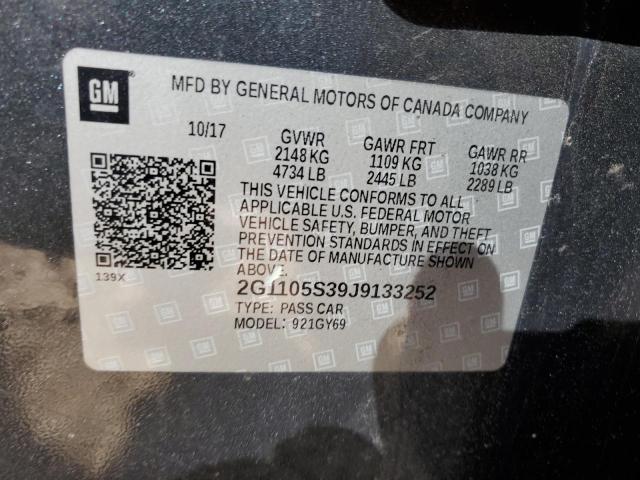 2018 CHEVROLET IMPALA LT - 2G1105S39J9133252
