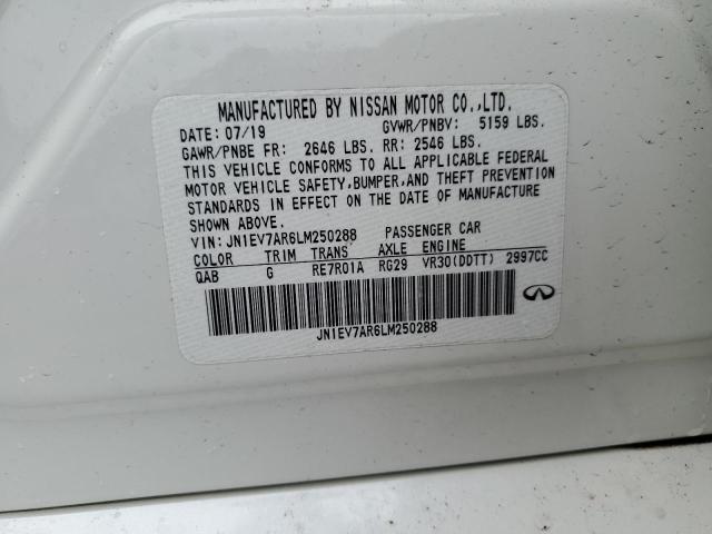 2020 INFINITI Q50 PURE - JN1EV7AR6LM250288