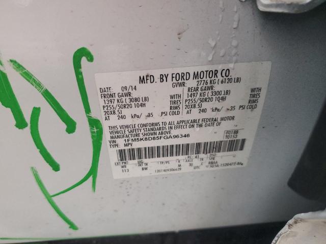 2015 FORD EXPLORER X - 1FM5K8D85FGA96346