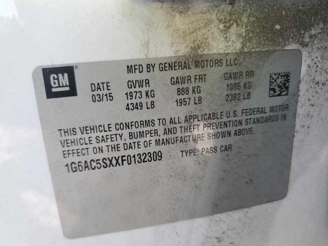 2015 CADILLAC ATS PERFOR - 1G6AC5SXXF0132309