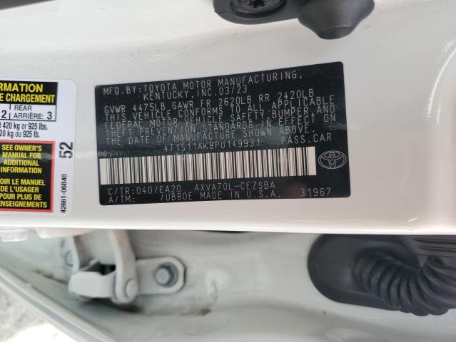 2023 TOYOTA CAMRY SE N - 4T1S11AK8PU149931