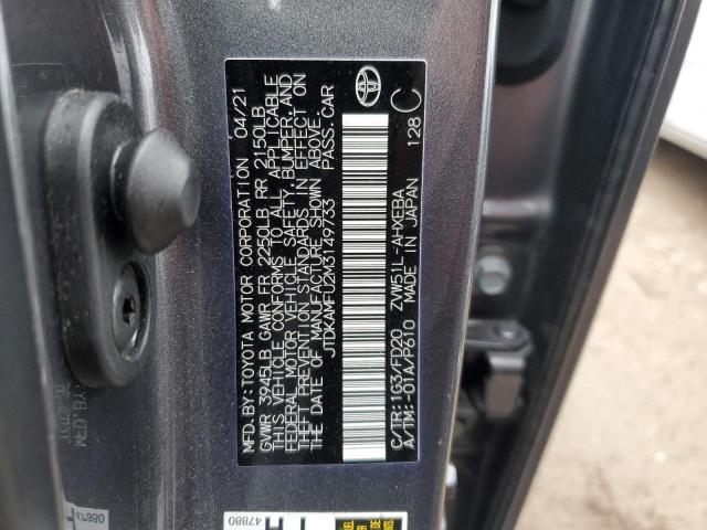 2021 TOYOTA PRIUS SPEC JTDKAMFU2M3149733