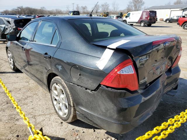 FORD FUSION SE 2010 black  gas 3FAHP0HA7AR302663 photo #3