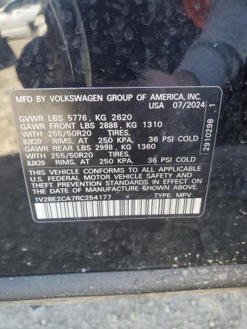 2024 VOLKSWAGEN ATLAS CROS 1V2BE2CA7RC254177