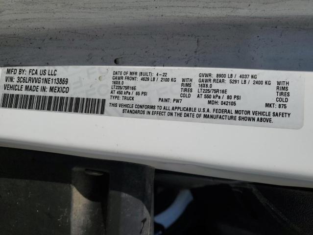 RAM PROMASTER 2500 STANDARD