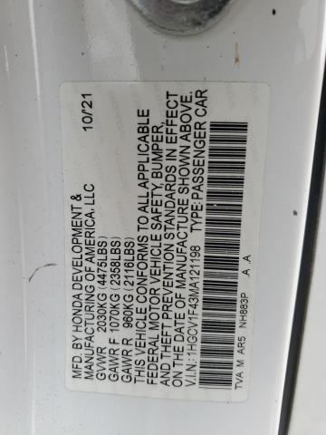 2021 HONDA ACCORD SPO - 1HGCV1F43MA121198