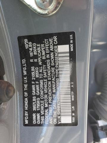 2021 HONDA CIVIC EX SHHFK7H68MU405650