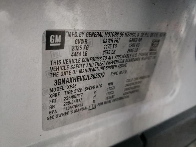 2018 CHEVROLET EQUINOX LS - 3GNAXHEV0JL303679