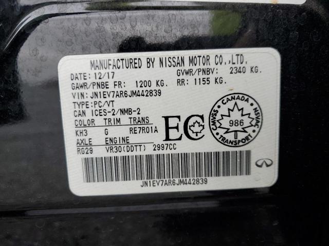 2018 INFINITI Q50 LUXE - JN1EV7AR6JM442839