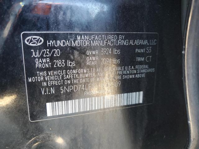 2020 HYUNDAI ELANTRA SE - 5NPD74LF8LH609509