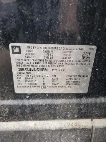 2018 CHEVROLET EQUINOX LT - 2GNAXJEV9J6215354