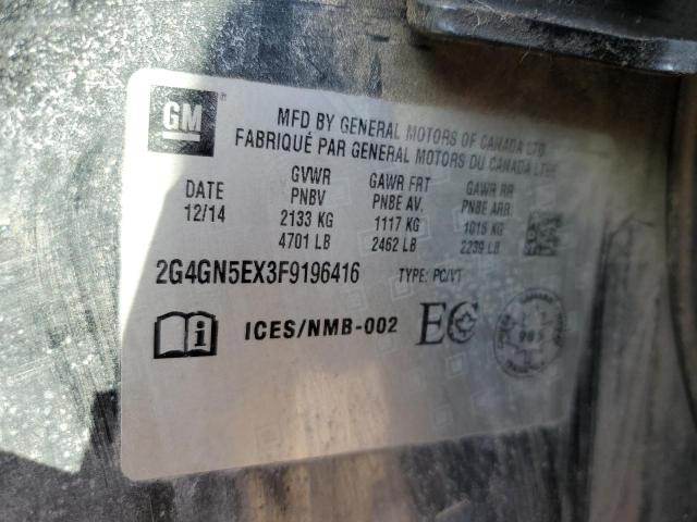 2015 BUICK REGAL PREM 2G4GN5EX3F9196416