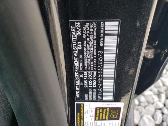 2024 MERCEDES-BENZ C300 W1KAF4HB5RR233578