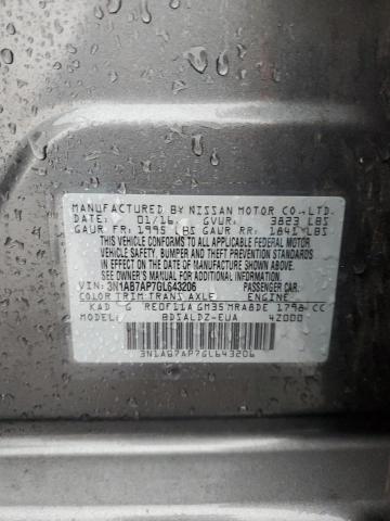 2016 NISSAN SENTRA S 3N1AB7AP7GL643206