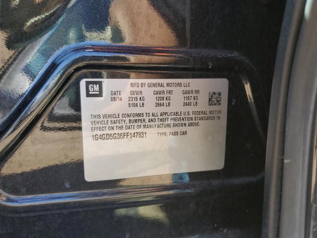 2015 BUICK LACROSSE P 1G4GD5G36FF147831