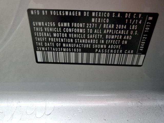 2015 VOLKSWAGEN GTI - 3VW4T7AU3FM051630