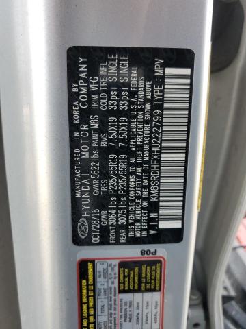 2017 HYUNDAI SANTA FE S - KM8SRDHFXHU222799