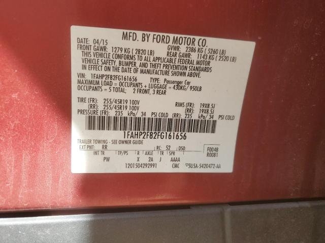 2015 FORD TAURUS LIM - 1FAHP2F82FG161656